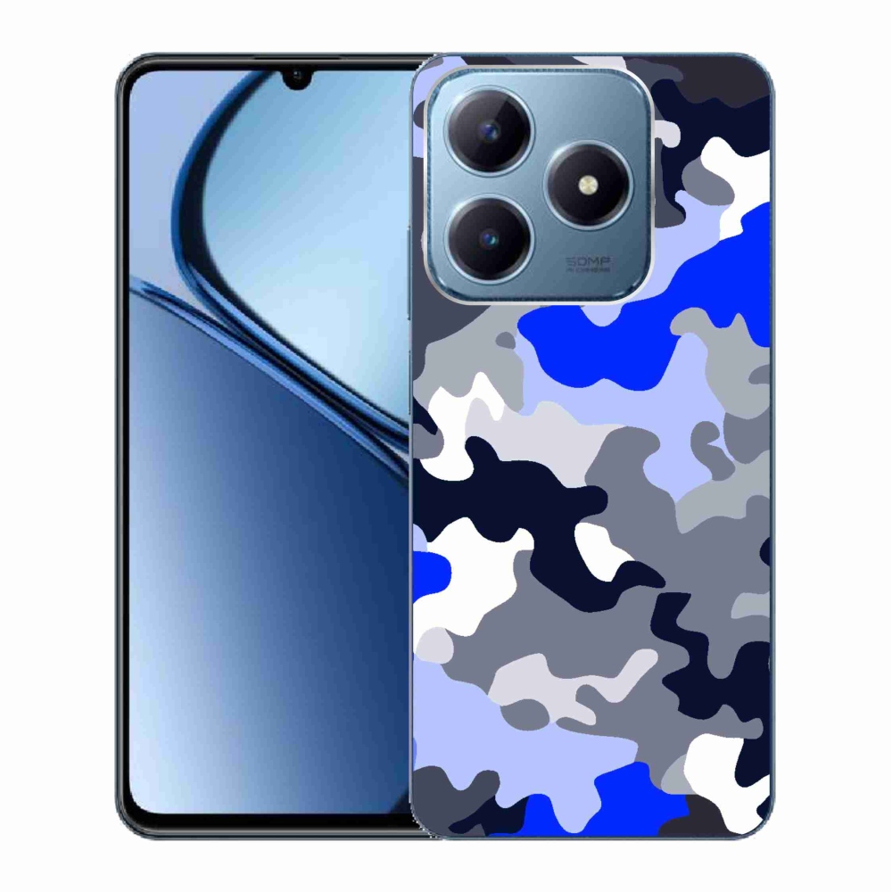 Gelový kryt mmCase na Realme C63 - maskáčový vzor 8