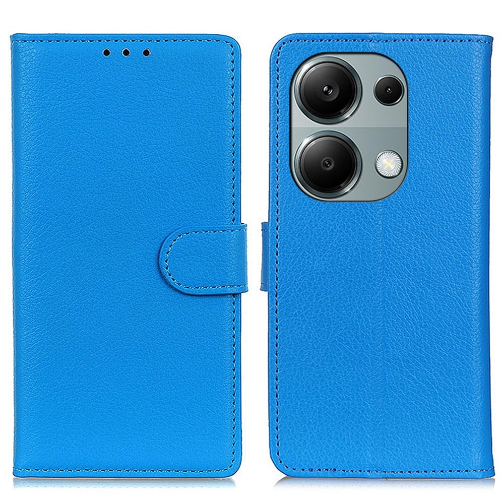 Litchie knížkové pouzdro na Xiaomi Redmi Note 13 - modré