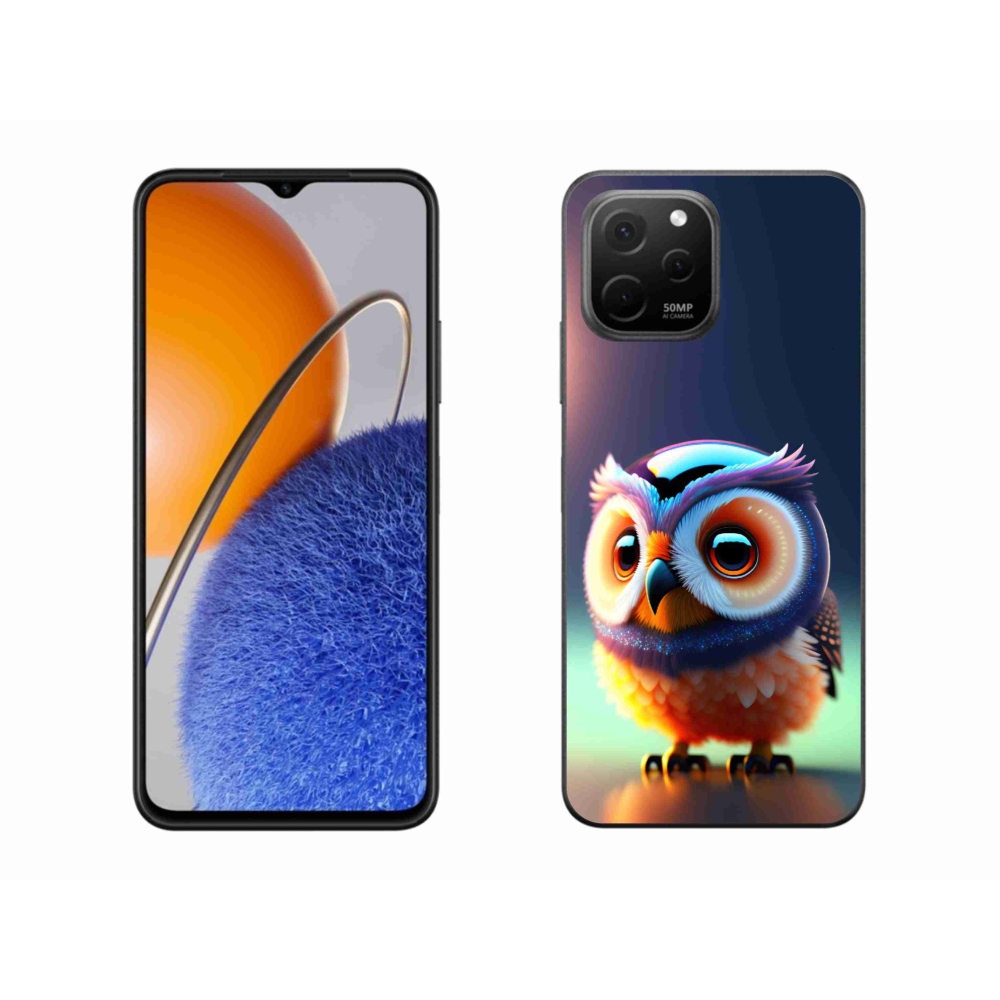 Gelový kryt mmCase na Huawei Nova Y61 - sovička
