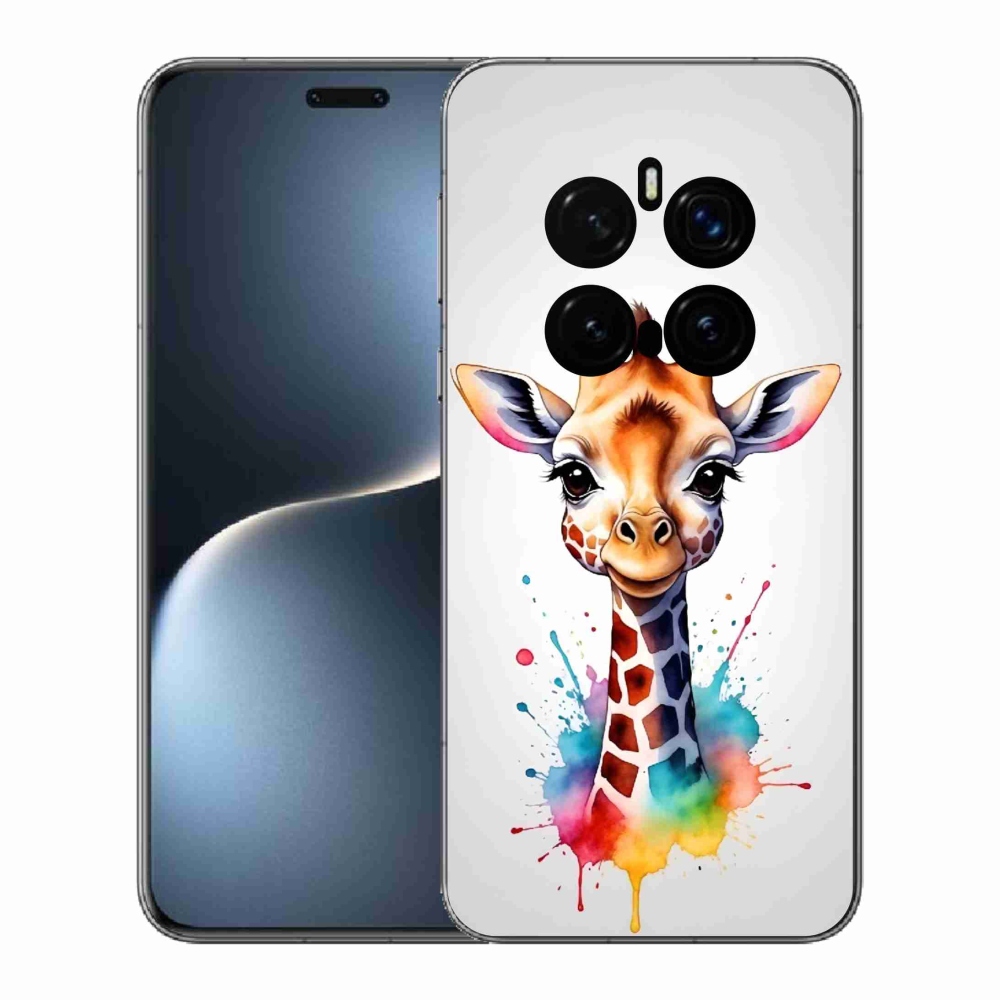 Gelový kryt mmCase na Honor Magic 7 Pro 5G - žirafa 1