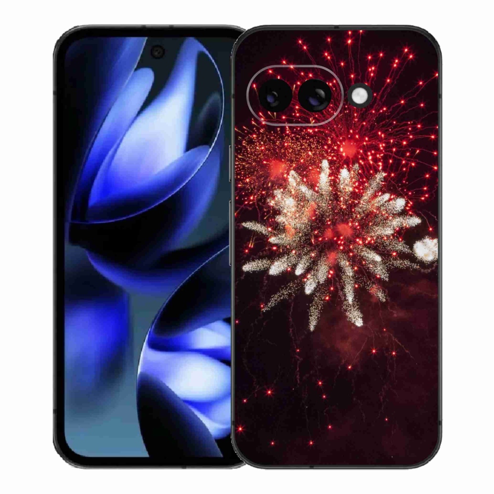 Gelový kryt mmCase na Google Pixel 9a - ohňostroj
