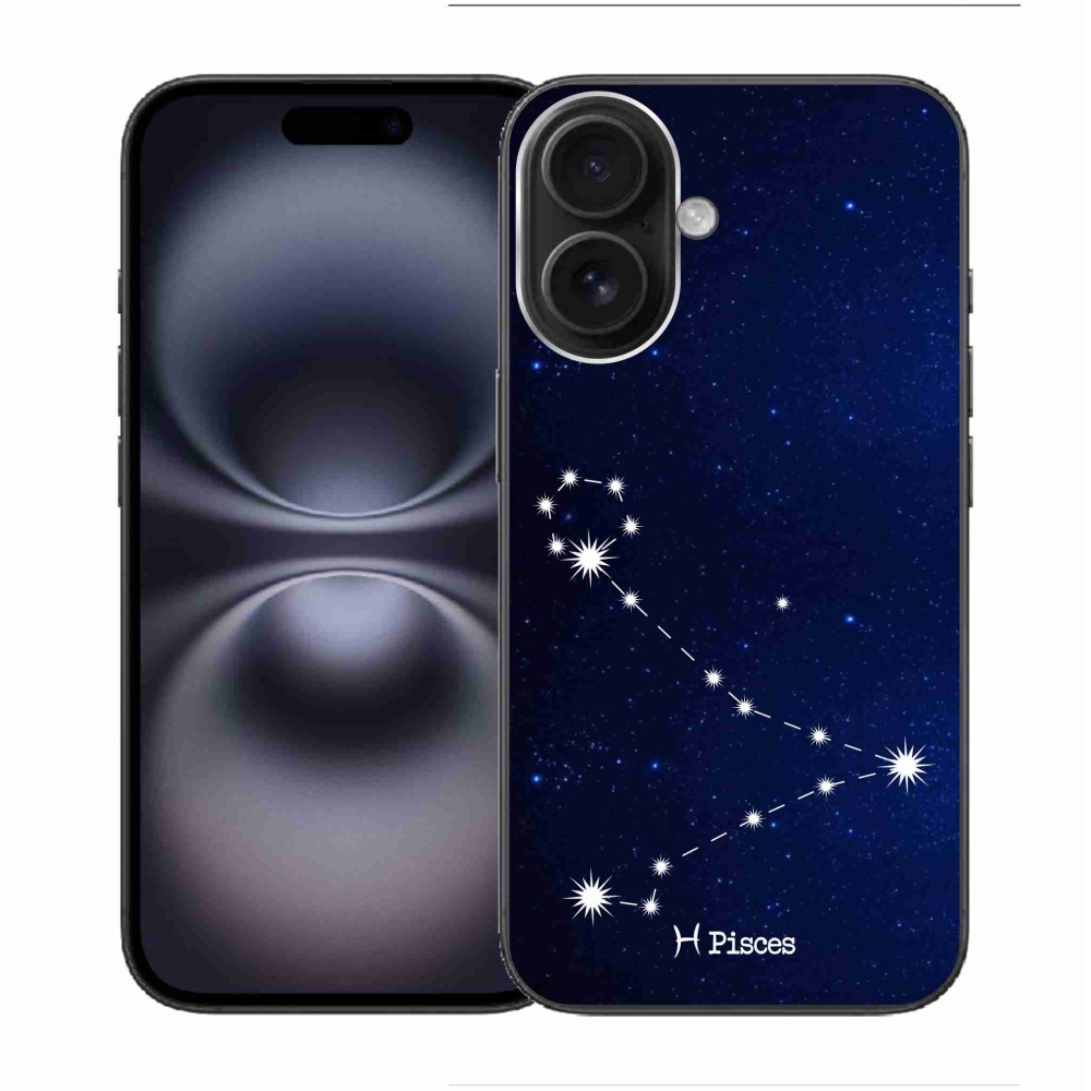 Gelový kryt mmCase na iPhone 16 - souhvězdí Ryby