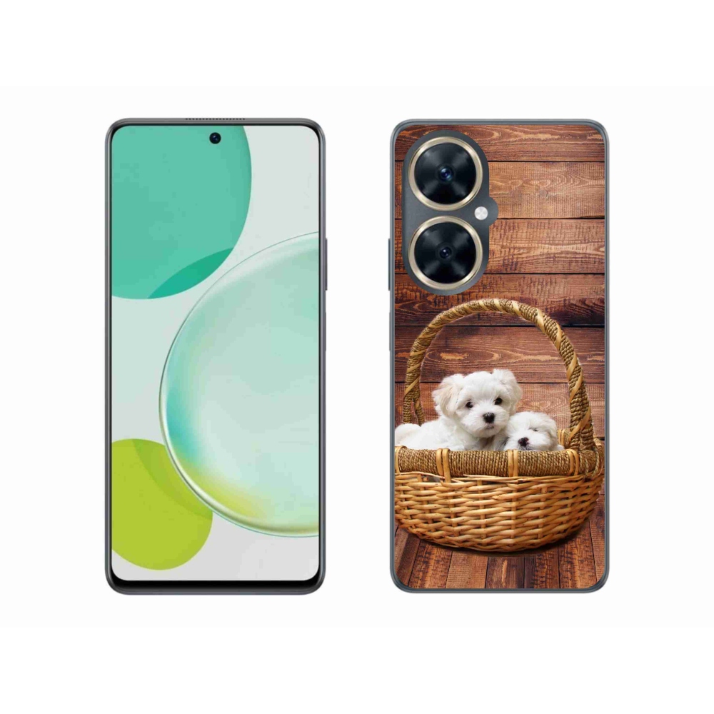 Gelový kryt mmCase na Huawei Nova 11i - štěňátka