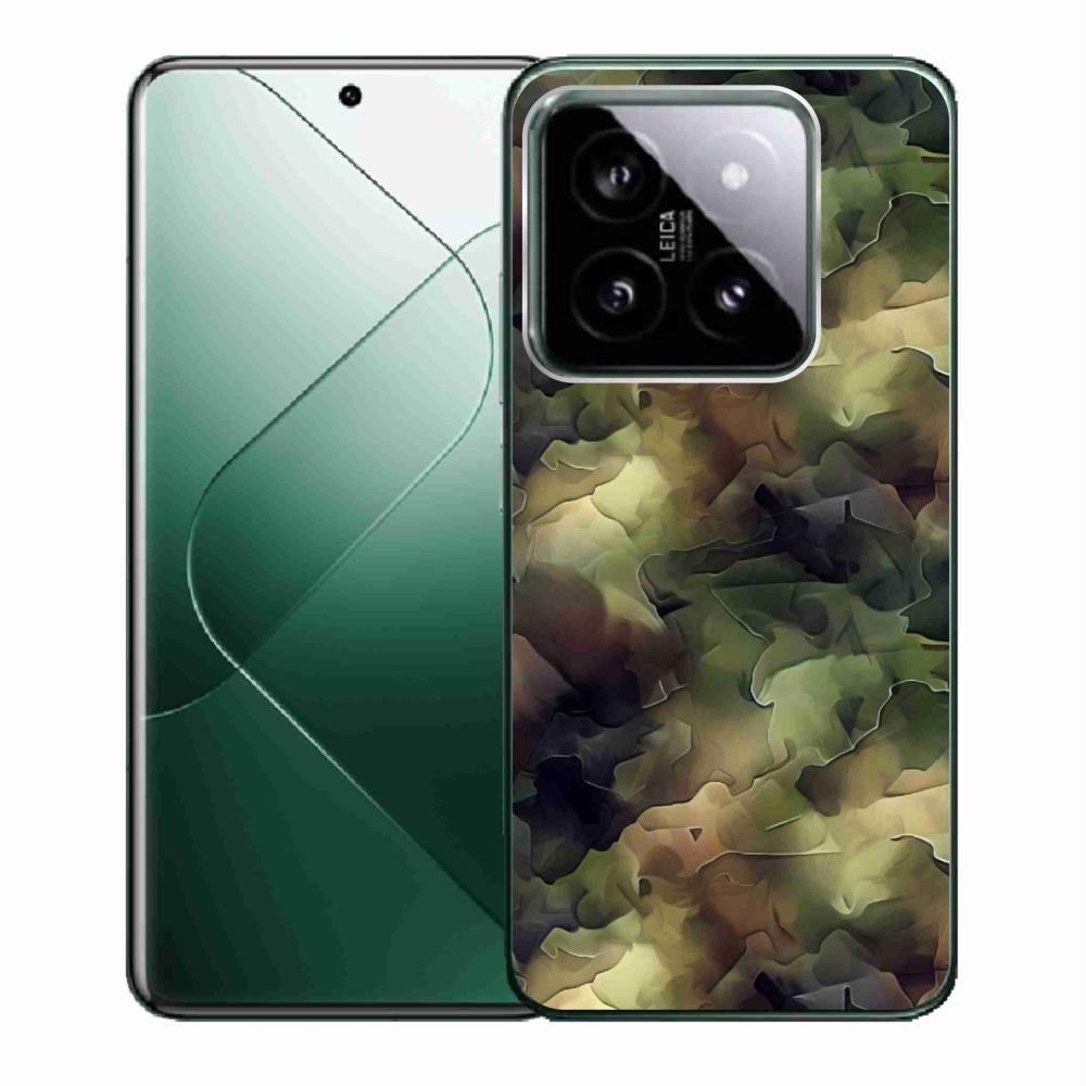 Gelový kryt mmCase na Xiaomi 14 - maskáčový vzor 10