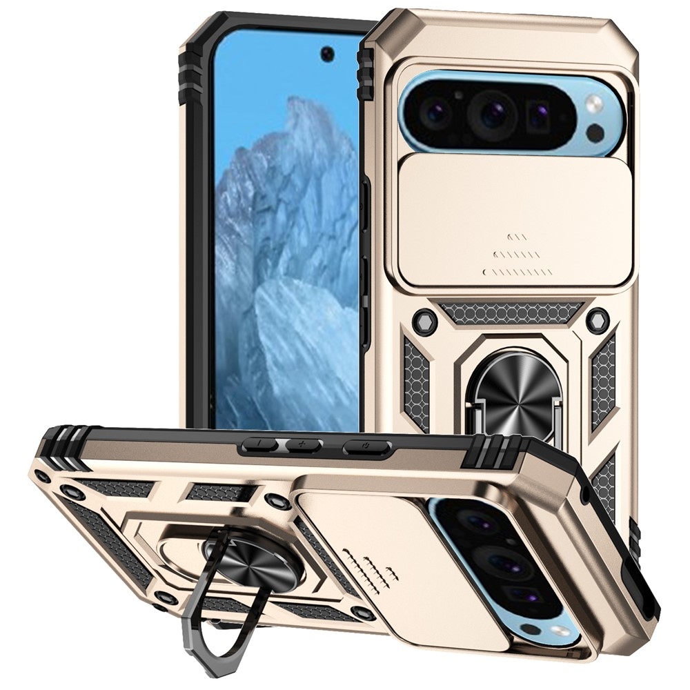 Slide odolný kryt na Google Pixel 10 Pro/Pixel 10/9 Pro/9 - zlatý
