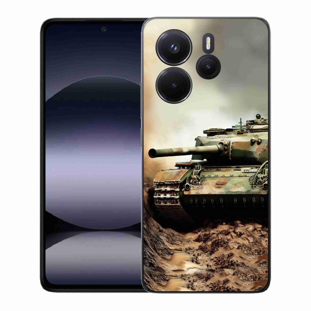 Gelový kryt mmCase na Xiaomi Redmi Note 14 - tank