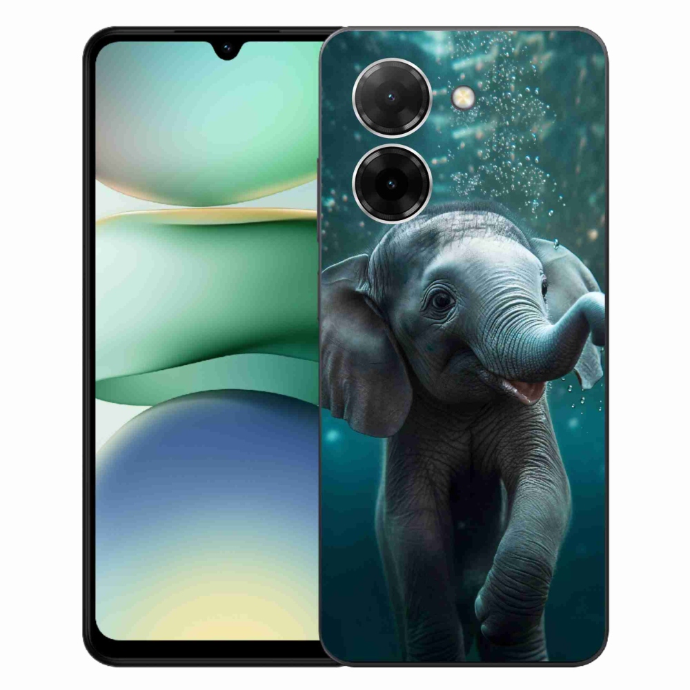 Gelový kryt mmCase na Xiaomi Redmi A5 (171.7x77.8x8.3mm) - slůně pod vodou