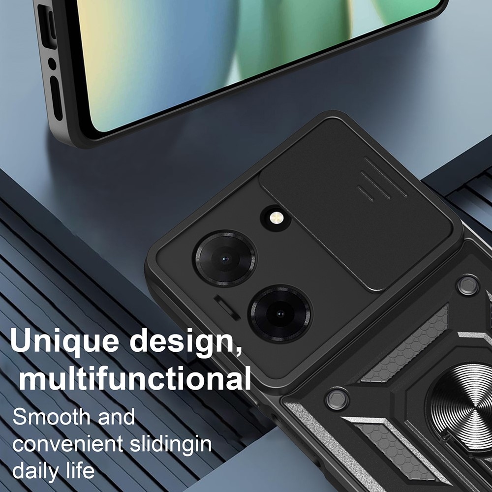 Slide odolný kryt na Xiaomi Redmi A5 (171.7x77.8x8.3mm) - černý