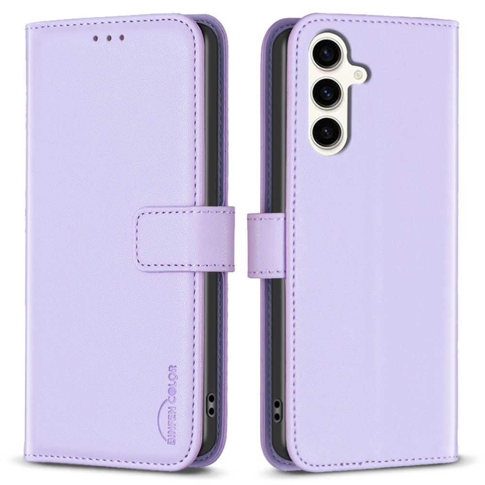 BNF knížkové pouzdro na Samsung Galaxy S23 FE - světlefialové