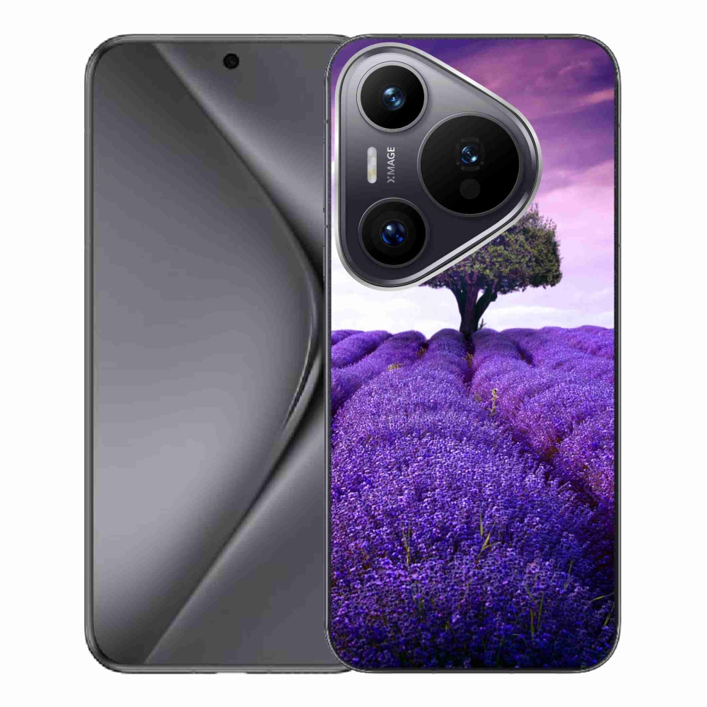 Gelový kryt mmCase na Huawei Pura 70 Pro - levandulová louka
