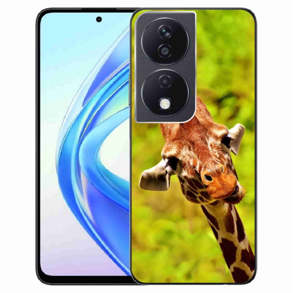 Gelový kryt mmCase na Honor X7b/Honor 90 Smart - žirafa