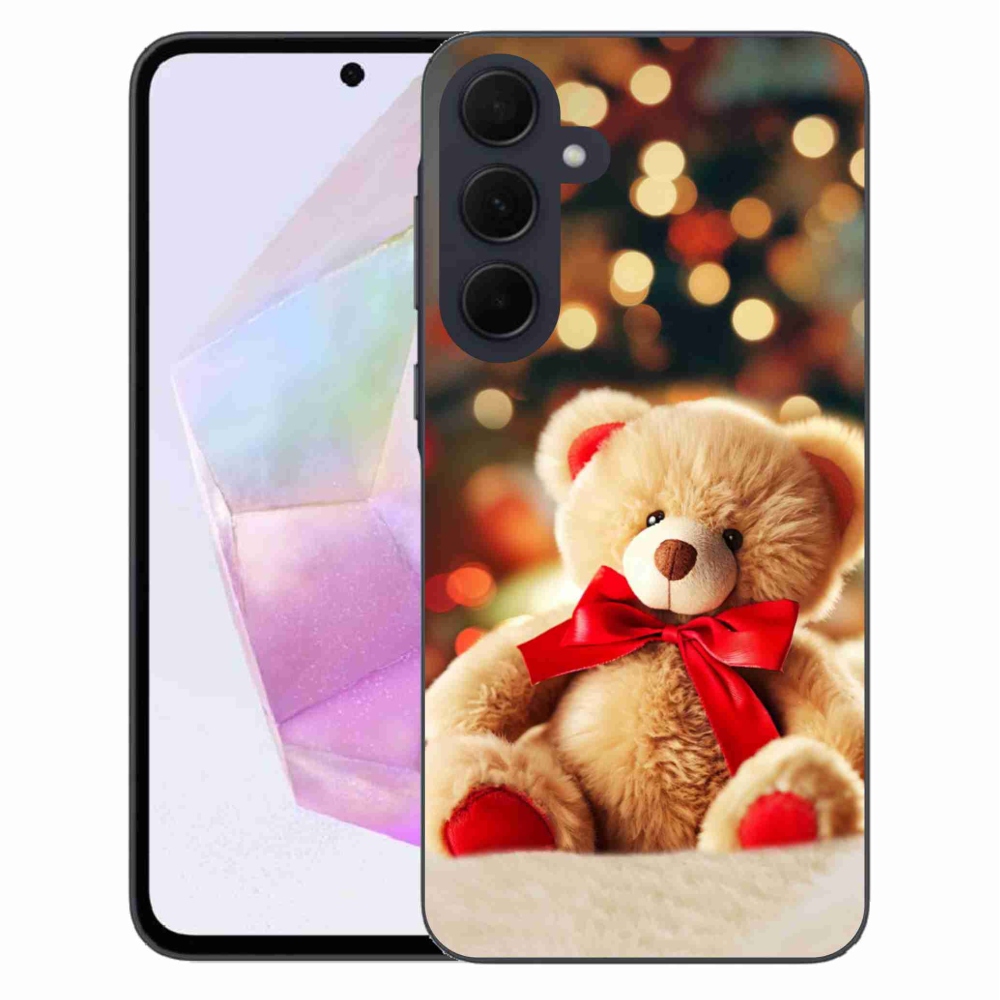 Gelový kryt mmCase na Samsung Galaxy A35 5G - plyšový medvídek
