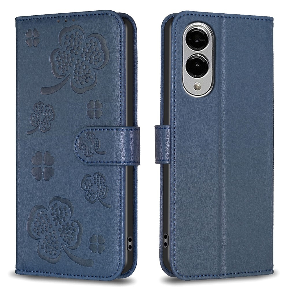 Clover knížkové pouzdro na Samsung Galaxy S25 Edge - modré
