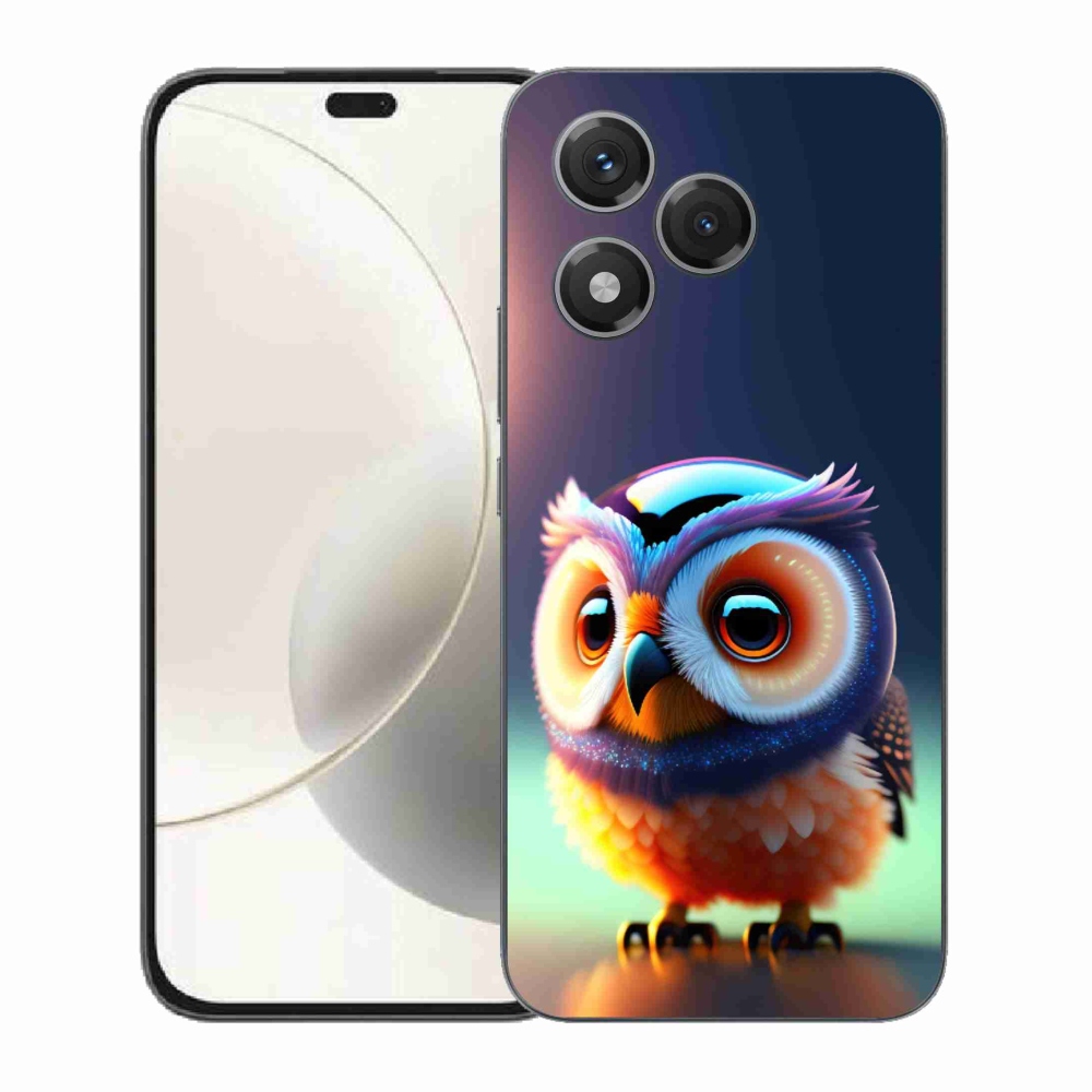 Gelový kryt mmCase na Honor 400 Lite - sovička