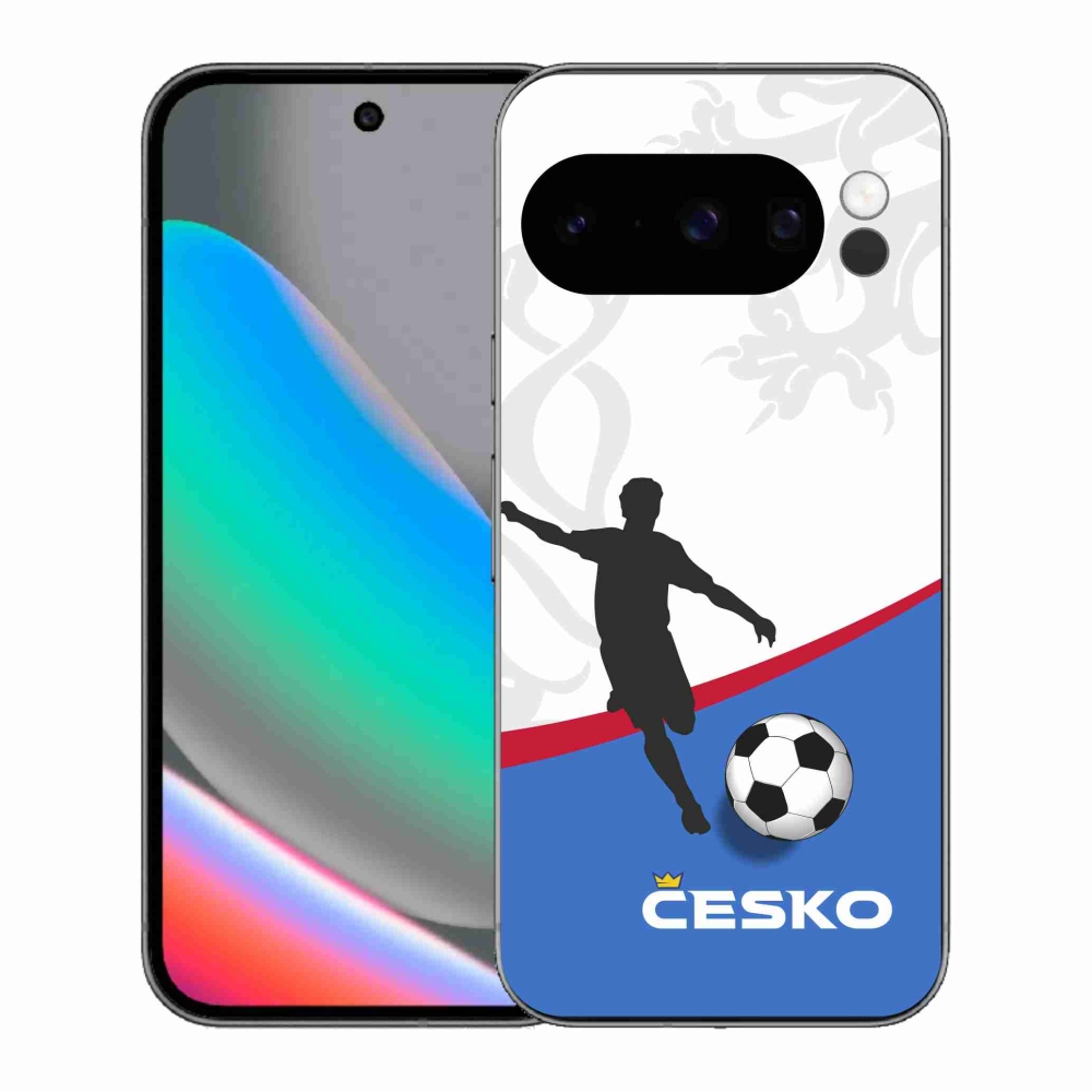 Gelový kryt mmCase na Google Pixel 10 Pro - fotbal Česko 1