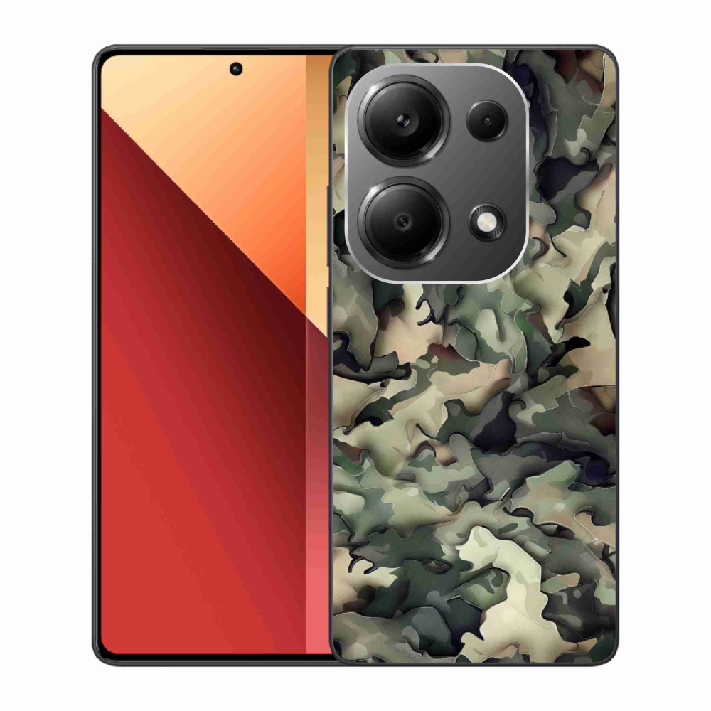 Gelový kryt mmCase na Xiaomi Redmi Note 13 Pro 4G/Poco M6 Pro - maskáčový vzor 9