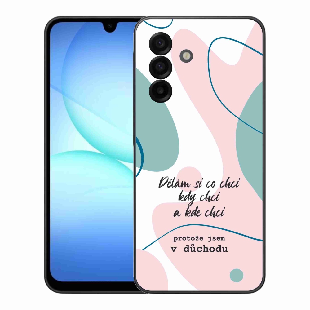 Gelový kryt mmCase na Samsung Galaxy A17 4G/5G - vtipný text 10 bílé pozadí