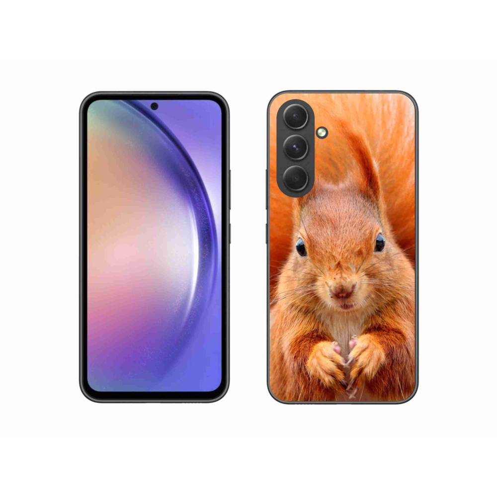 Gelový kryt mmCase na Samsung Galaxy A54 5G - veverka