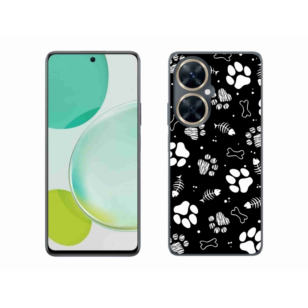 Gelový kryt mmCase na Huawei Nova 11i - psí tlapky