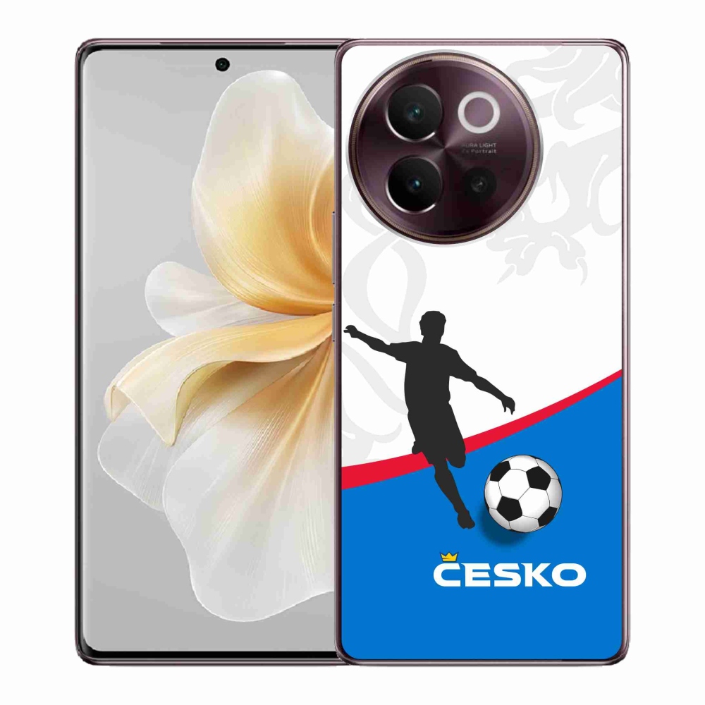 Gelový kryt mmCase na Vivo V40 Lite 5G - fotbal Česko 1