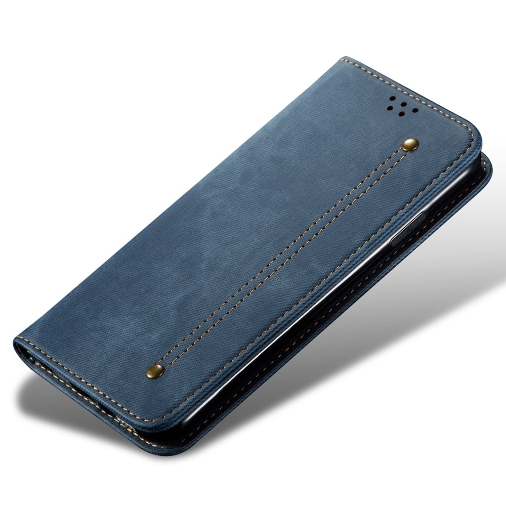 Jeanse knížkové pouzdro na Xiaomi 15 Ultra - modré