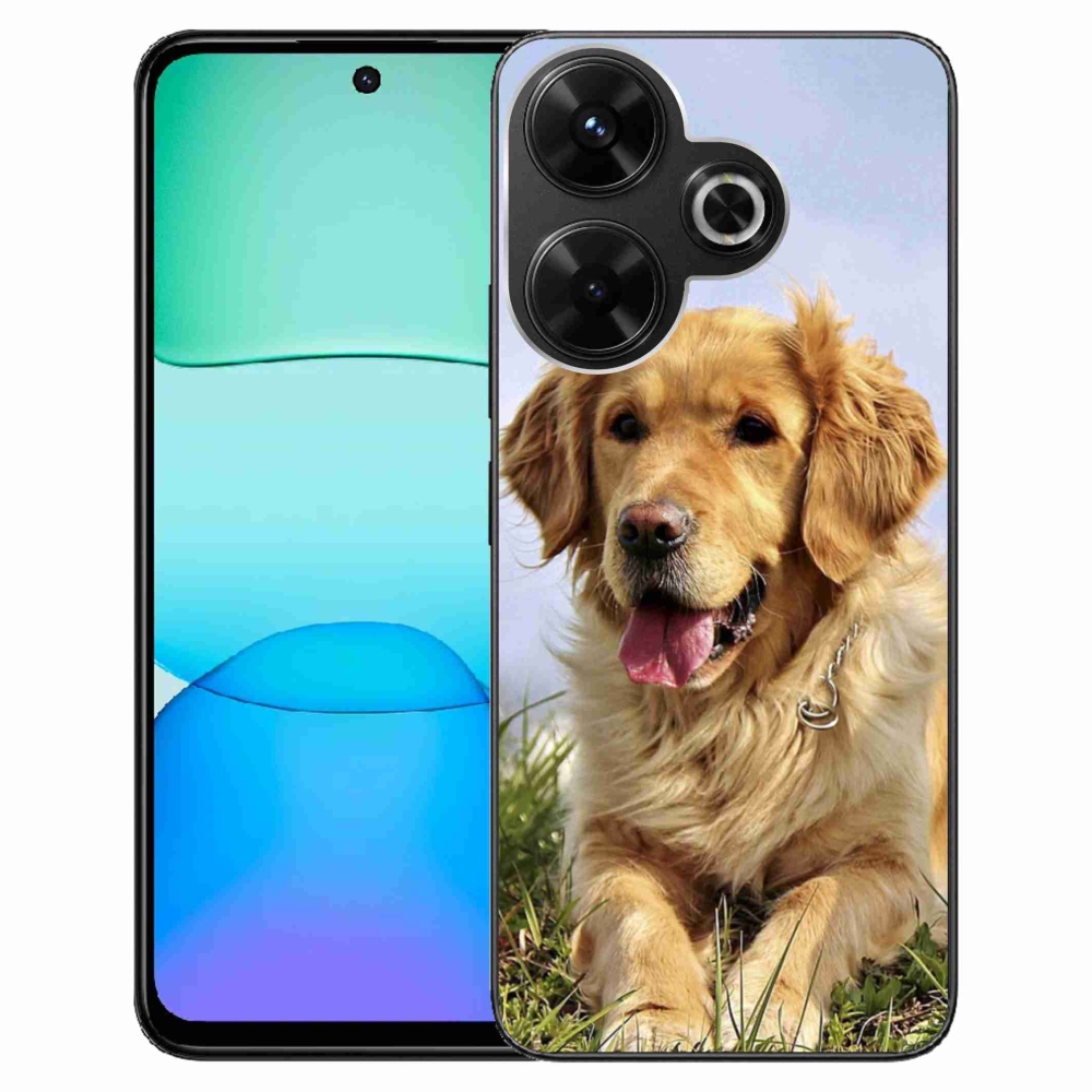 Gelový obal mmCase na Xiaomi Redmi 13 4G/Poco M6 4G - zlatý retrívr