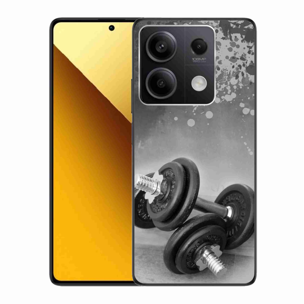 Gelový kryt mmCase na Xiaomi Redmi Note 13 5G - činky 1