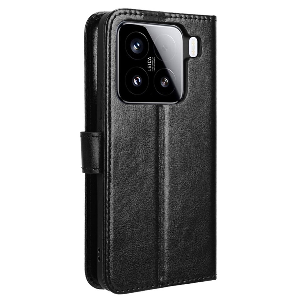 Crazy knížkové pouzdro na Xiaomi 15 Pro - černé