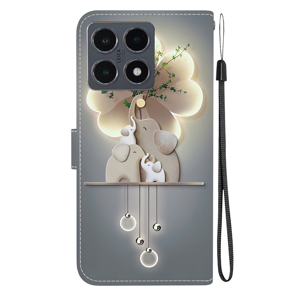 Versatile knížkové pouzdro na Xiaomi 15T - sloni