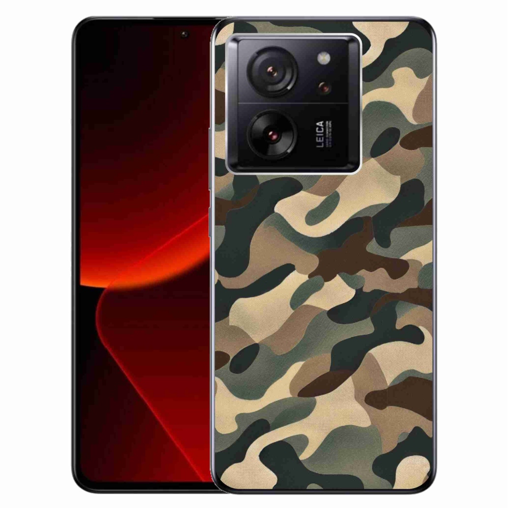 Gelový kryt mmCase na Xiaomi 13T/13T Pro - maskáčový vzor 11