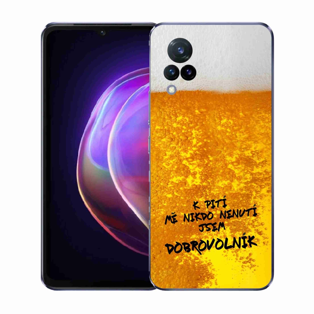 Gelový kryt mmCase na Vivo V21 4G/5G - pivní motiv 4