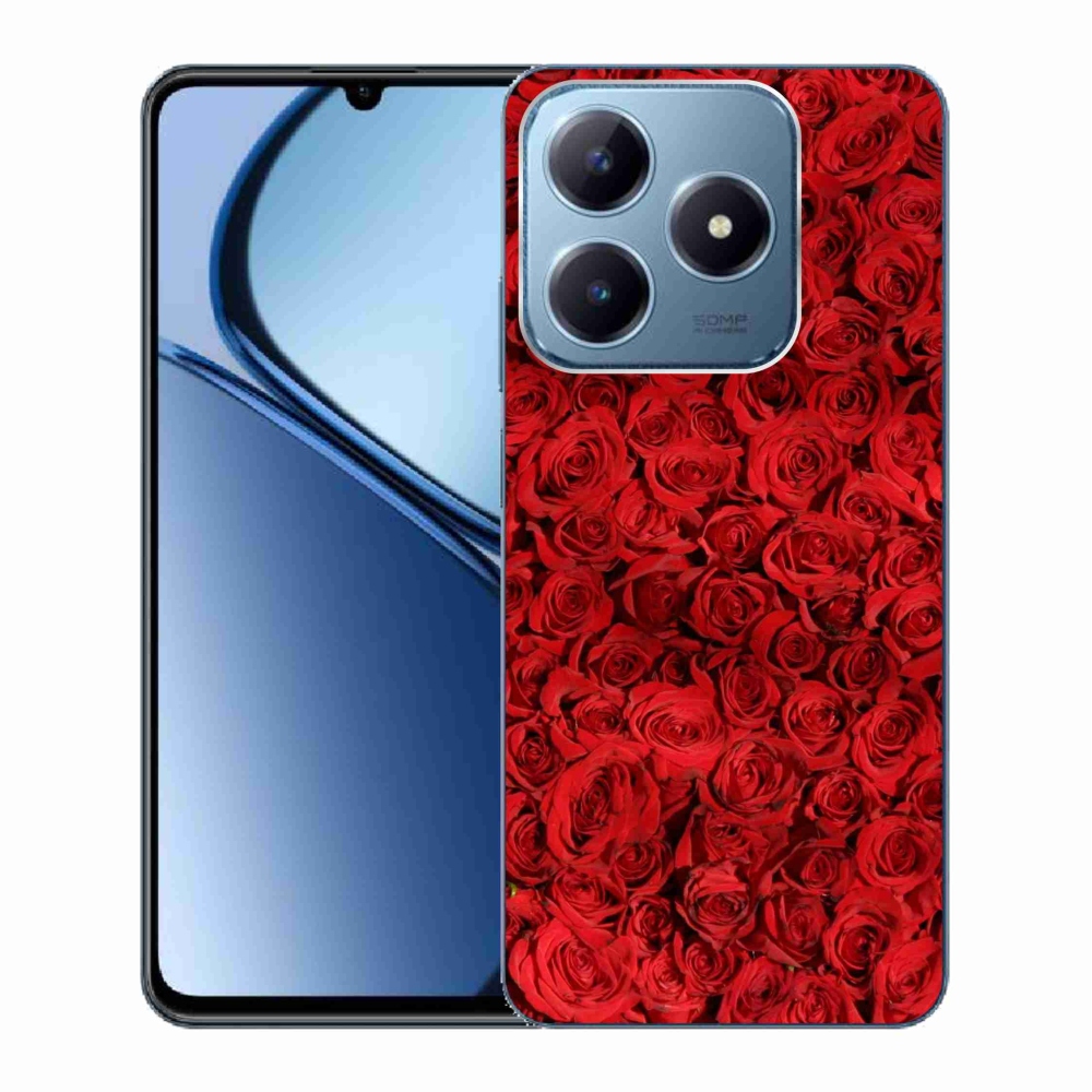 Gelový kryt mmCase na Realme C63 - růže