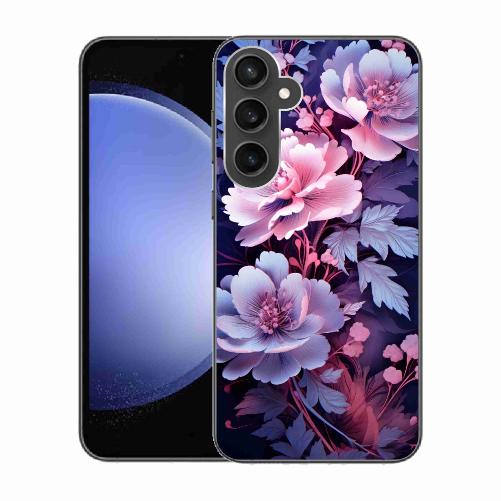 Gelový kryt mmCase na Samsung Galaxy S23 FE - květiny 11