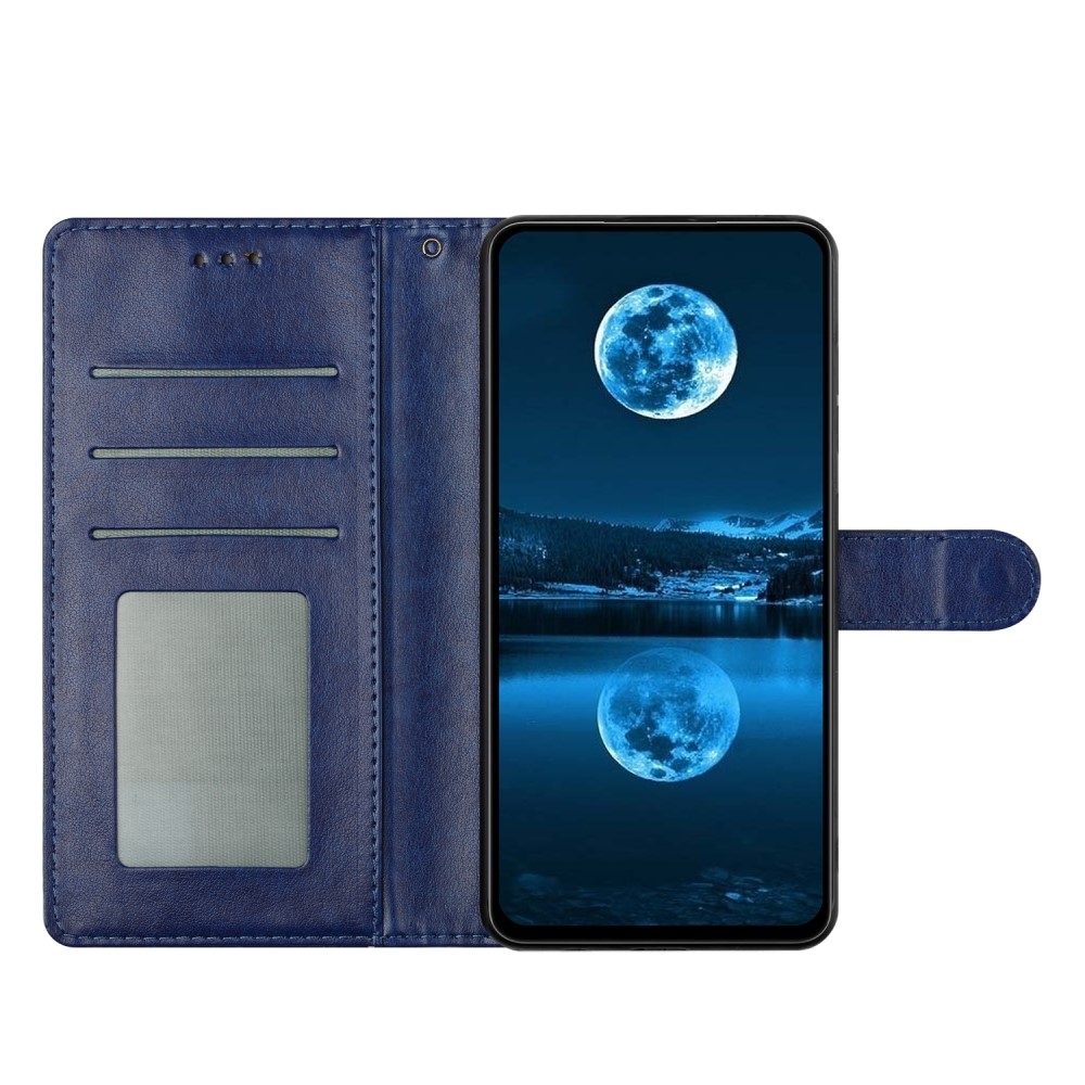 Clots knížkové pouzdro na Samsung Galaxy S25 - modré