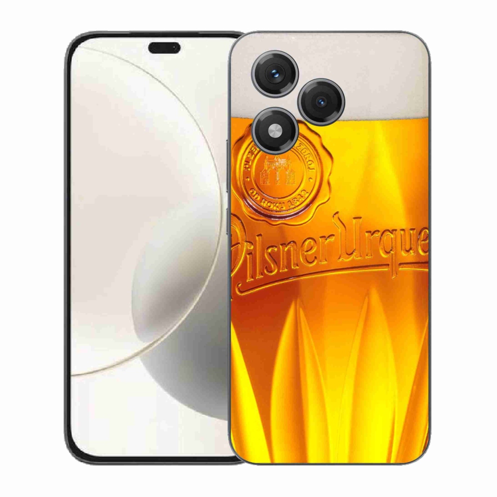 Gelový kryt mmCase na Honor 400 Lite - pivo