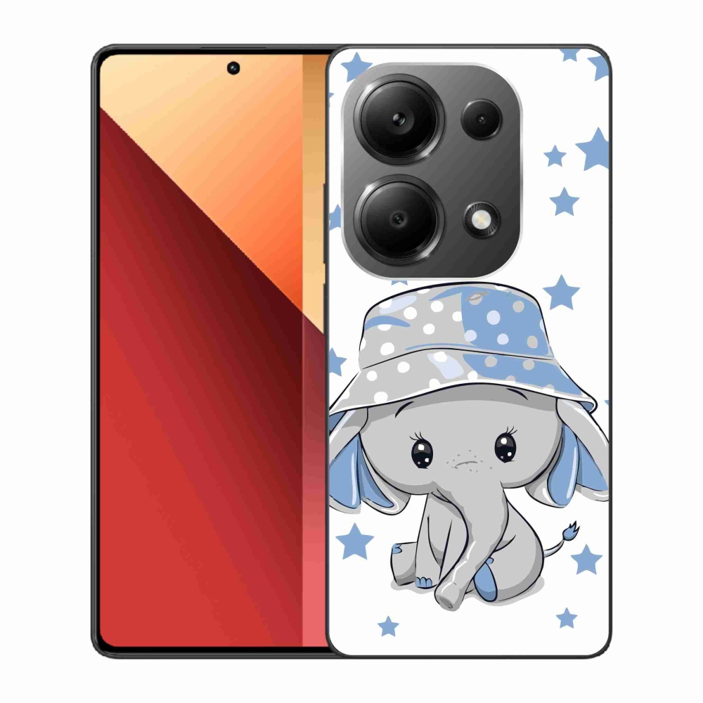 Gelový kryt mmCase na Xiaomi Redmi Note 13 Pro 4G/Poco M6 Pro - modrý slon