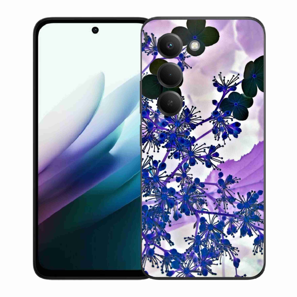 Gelový kryt mmCase na Xiaomi Redmi 15 4G/5G (171mm) - květ hortenzie