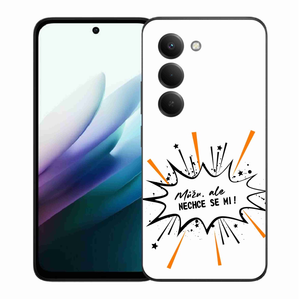 Gelový kryt mmCase na Xiaomi Redmi 15 4G/5G (171mm) - vtipný text 11 bílé pozadí