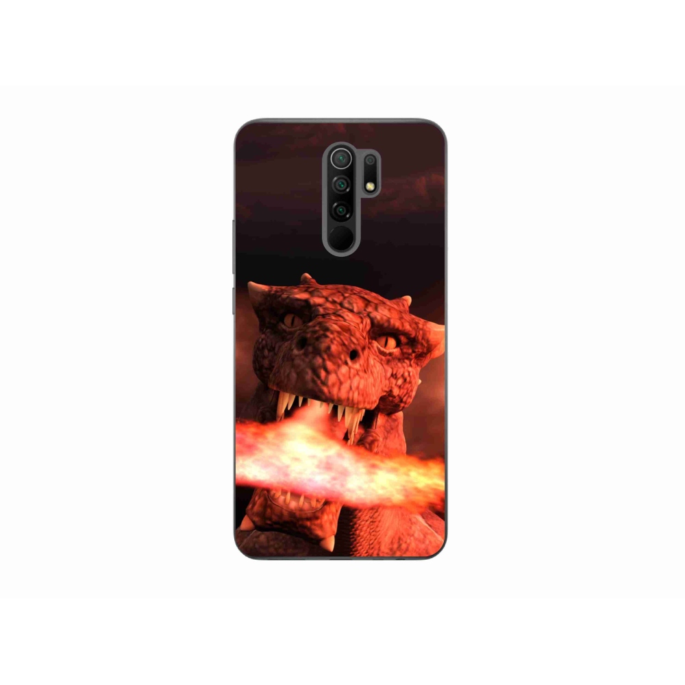 Gelový kryt mmCase na mobil Xiaomi Redmi 9 - drak