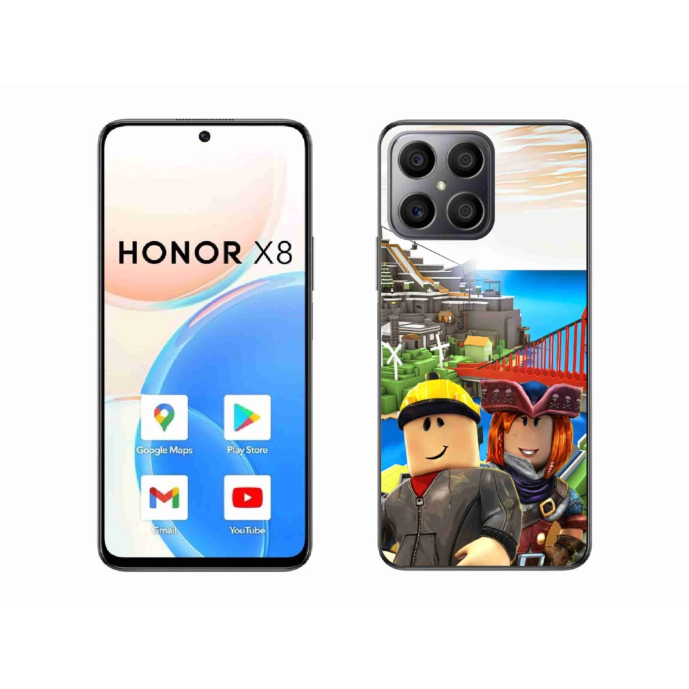 Gelový kryt mmCase na Honor X8 4G - roblox 1