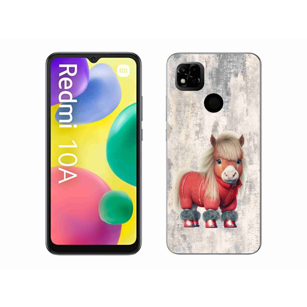 Gelový kryt mmCase na Xiaomi Redmi 10A - poník ve svetru