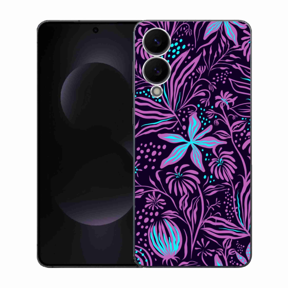 Gelový kryt mmCase na Samsung Galaxy S25 Edge - květiny 2