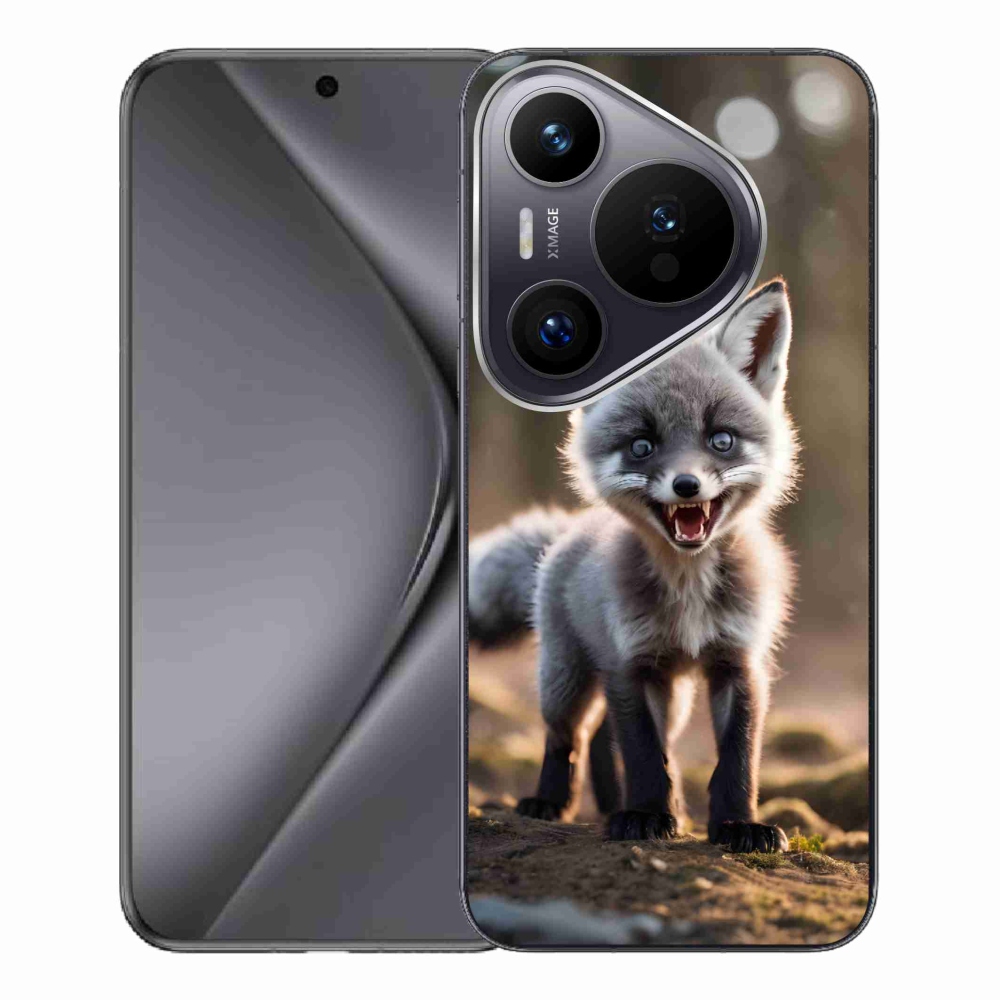 Gelový kryt mmCase na Huawei Pura 70 Pro - rozzuřená liška