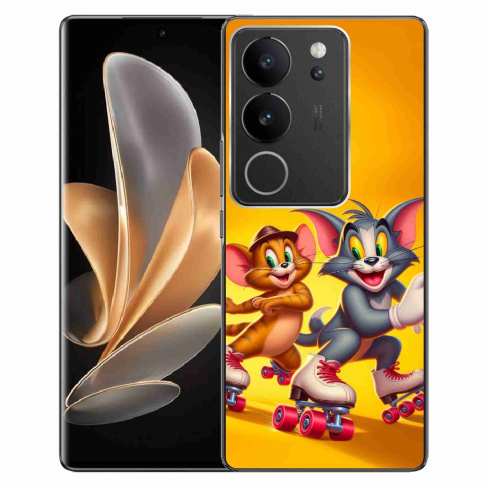 Gelový kryt mmCase na Vivo V29 5G - tom a jerry
