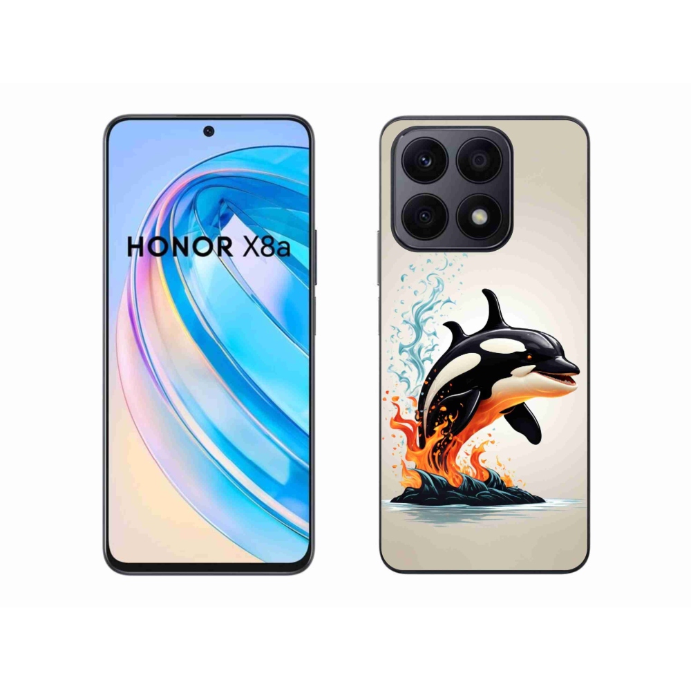 Gelový kryt mmCase na Honor X8a - kosatka