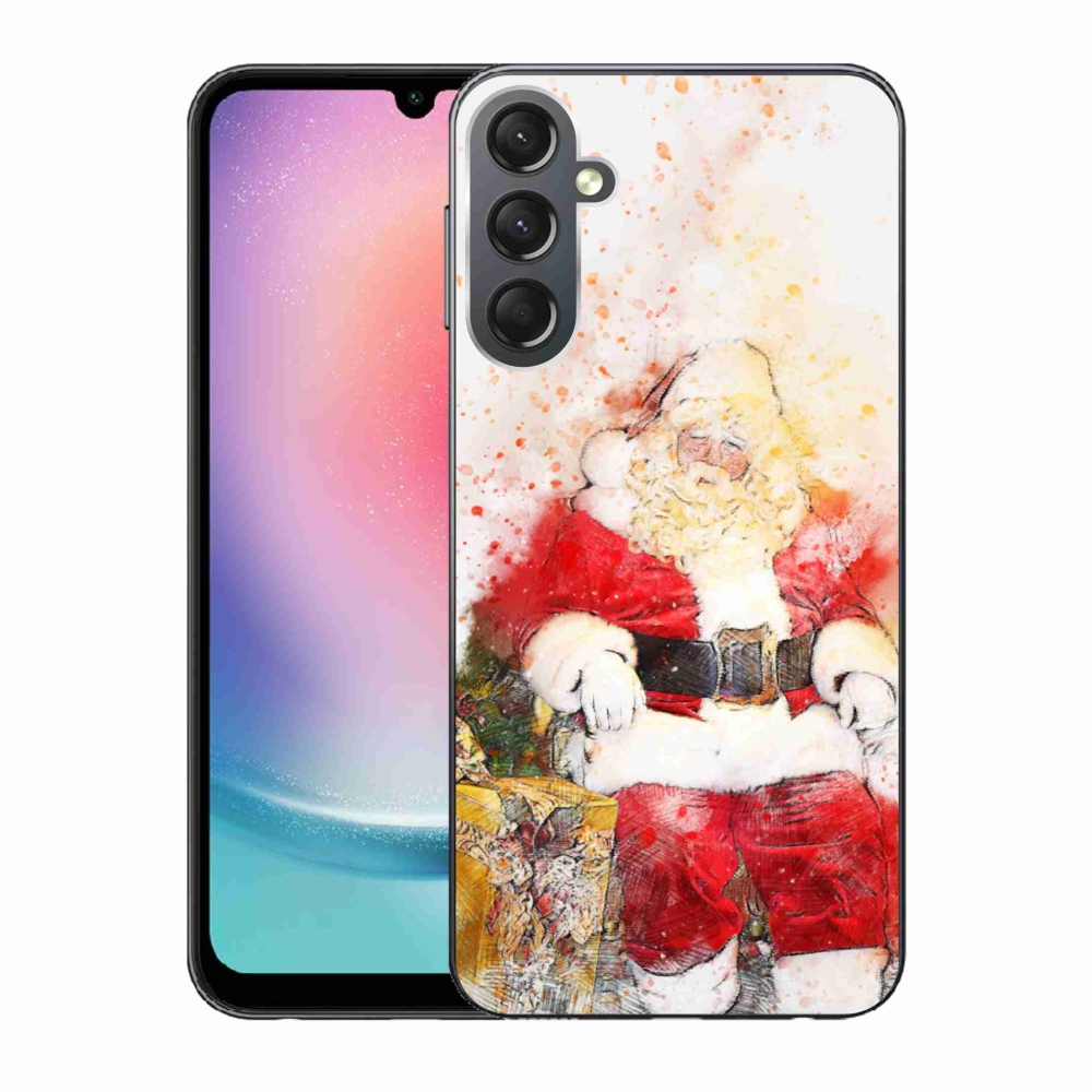 Gelový kryt mmCase na Samsung Galaxy A24 - Santa Claus