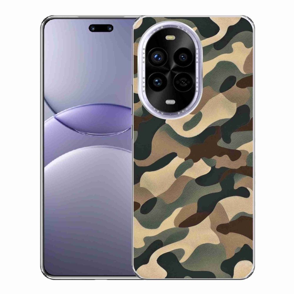 Gelový kryt mmCase na Huawei Nova 13 Pro 5G - maskáčový vzor 11
