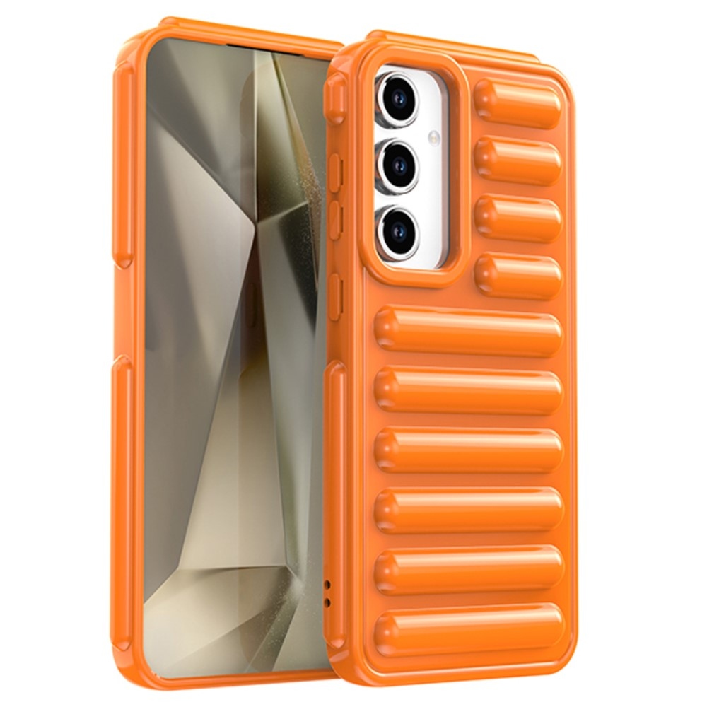 Capsule odolný gelový obal na Samsung Galaxy S24 FE - oranžový