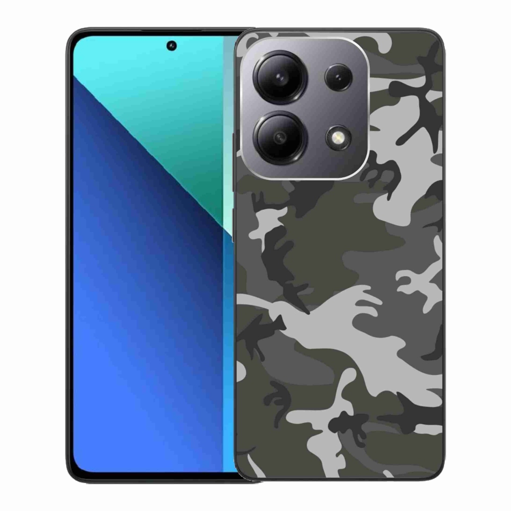 Gelový kryt mmCase na Xiaomi Redmi Note 13 - maskáčový vzor