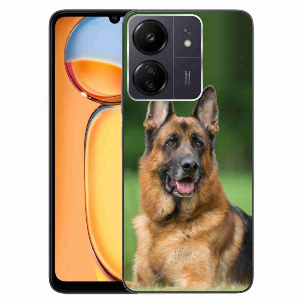 Gelový kryt mmCase na Xiaomi Poco C65/Redmi 13C - německý ovčák